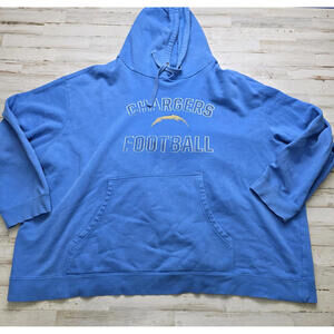 Los Angeles Chargers Pullover Hoodie Sweatshirt Size 5XL Fanatics NFL Pro Line